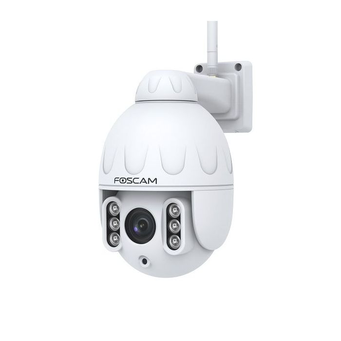 Foscam SD4 - 2K Outdoor Dual-Band WiFi PTZ 4x Optical Zoom Security Camera with 2-Way Audio & AI Human Detection